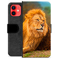 Étui Portefeuille Premium iPhone 12 mini - Lion