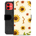 Étui Portefeuille Premium iPhone 12 mini - Tournesol