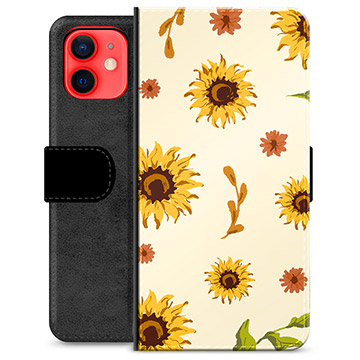 Étui Portefeuille Premium iPhone 12 mini - Tournesol