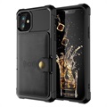 Coque en TPU avec Porte-Cartes pour iPhone 12 mini - Noire