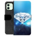 Étui Portefeuille Premium iPhone 12 - Diamant