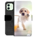 Étui Portefeuille Premium iPhone 12 - Chien