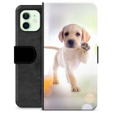 Étui Portefeuille Premium iPhone 12 - Chien