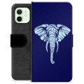 Étui Portefeuille Premium iPhone 12 - Éléphant