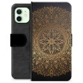 Étui Portefeuille Premium iPhone 12 - Mandala