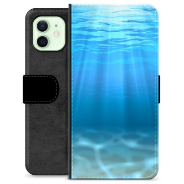 Étui Portefeuille Premium iPhone 12 - Mer