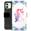 Étui Portefeuille Premium iPhone 12 - Licorne