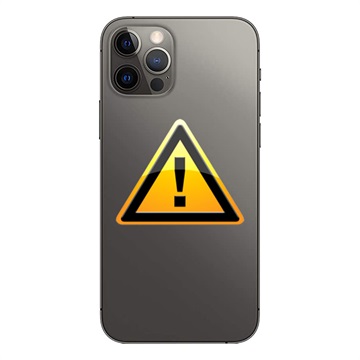 Réparation Cache Batterie pour iPhone 12 Pro Max - cadre inclus - Noir