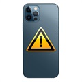 Réparation Cache Batterie pour iPhone 12 Pro Max - cadre inclus - Bleu