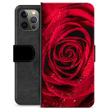 Étui Portefeuille Premium iPhone 12 Pro Max - Rose