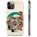 Coque iPhone 12 Pro Max en TPU - Collage Abstrait