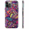 Coque iPhone 12 Pro Max en TPU - Fleurs Abstraites