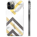 Coque iPhone 12 Pro Max en TPU - Marbre Abstrait