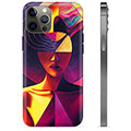 Coque iPhone 12 Pro Max en TPU - Portrait Cubiste