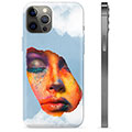 Coque iPhone 12 Pro Max en TPU - Peinture de Visage