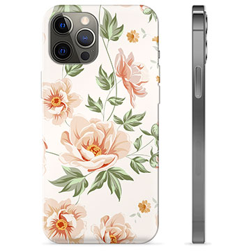 Coque iPhone 12 Pro Max en TPU - Motif Floral