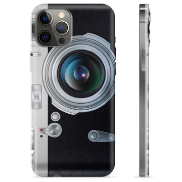 Coque iPhone 12 Pro Max en TPU - Appareil Photo Rétro