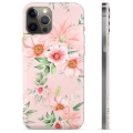 Coque iPhone 12 Pro Max en TPU - Fleurs à L'aquarelle