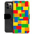 Étui Portefeuille Premium iPhone 12 Pro Max - Blocs