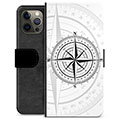 Étui Portefeuille Premium iPhone 12 Pro Max - Boussole