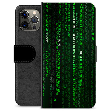Étui Portefeuille Premium iPhone 12 Pro Max - Crypté