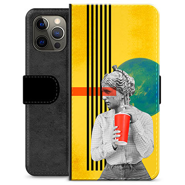 Étui Portefeuille Premium iPhone 12 Pro Max - Art Vintage