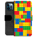 Étui Portefeuille Premium iPhone 12 Pro - Blocs