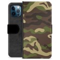 Étui Portefeuille Premium iPhone 12 Pro - Camouflage