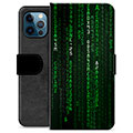 Étui Portefeuille Premium iPhone 12 Pro - Crypté