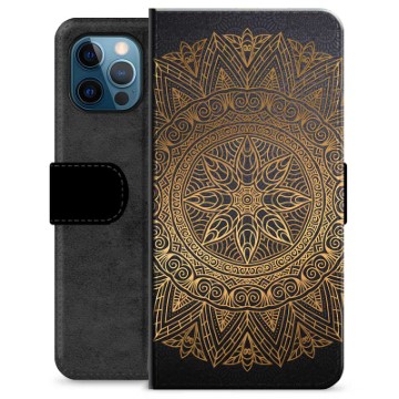 Étui Portefeuille Premium iPhone 12 Pro - Mandala