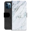 Étui Portefeuille Premium iPhone 12 Pro - Marbre