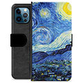 Étui Portefeuille Premium iPhone 12 Pro - Ciel de Nuit