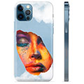 Coque iPhone 12 Pro en TPU - Peinture de Visage