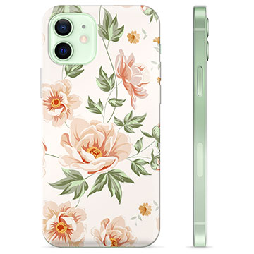 Coque iPhone 12 en TPU - Motif Floral