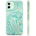 Coque iPhone 12 en TPU - Menthe Verte