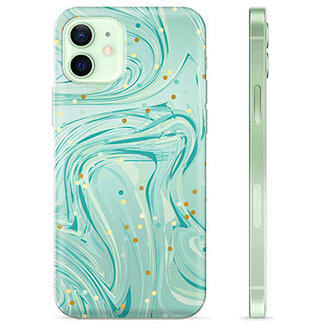 Coque iPhone 12 en TPU - Menthe Verte