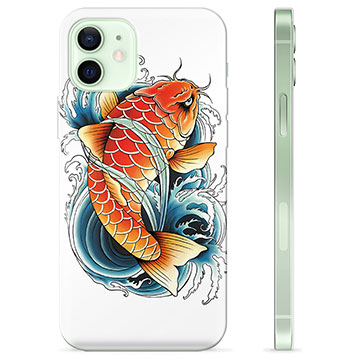 Coque iPhone 12 en TPU - Poisson Koï