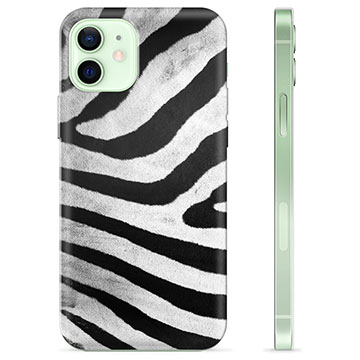 Coque iPhone 12 en TPU - Zèbre