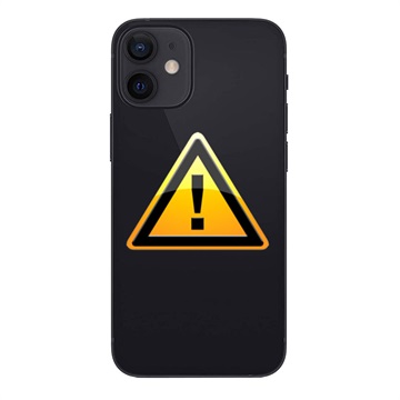 Réparation Cache Batterie pour iPhone 12 mini - cadre inclus - Noir