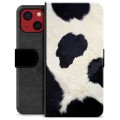 Étui Portefeuille Premium iPhone 13 Mini - Peau de Vache