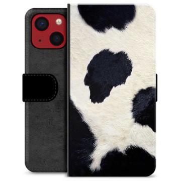 Étui Portefeuille Premium iPhone 13 Mini - Peau de Vache