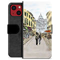 Étui Portefeuille Premium iPhone 13 Mini - Rue d'Italie