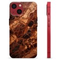 Coque iPhone 13 Mini en TPU - Marbre Ambre