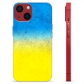Coque iPhone 13 Mini en TPU Drapeau Ukraine - Bicolore