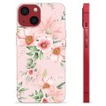 Coque iPhone 13 Mini en TPU - Fleurs à L'aquarelle