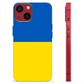 Coque iPhone 13 Mini en TPU Drapeau Ukraine - Jaune et bleu clair