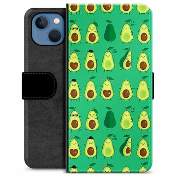 Étui Portefeuille Premium iPhone 13 - Avocado Pattern