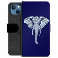 Étui Portefeuille Premium iPhone 13 - Éléphant
