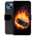 Étui Portefeuille Premium iPhone 13 - Hockey sur Glace