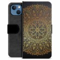 Étui Portefeuille Premium iPhone 13 - Mandala